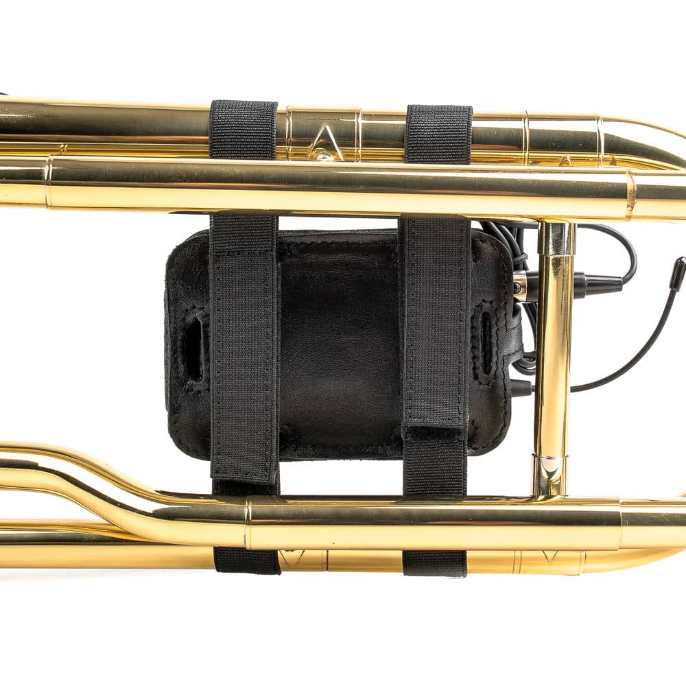 Trombone Wireless Microphone Transmitter Pouch | Detroit Leather