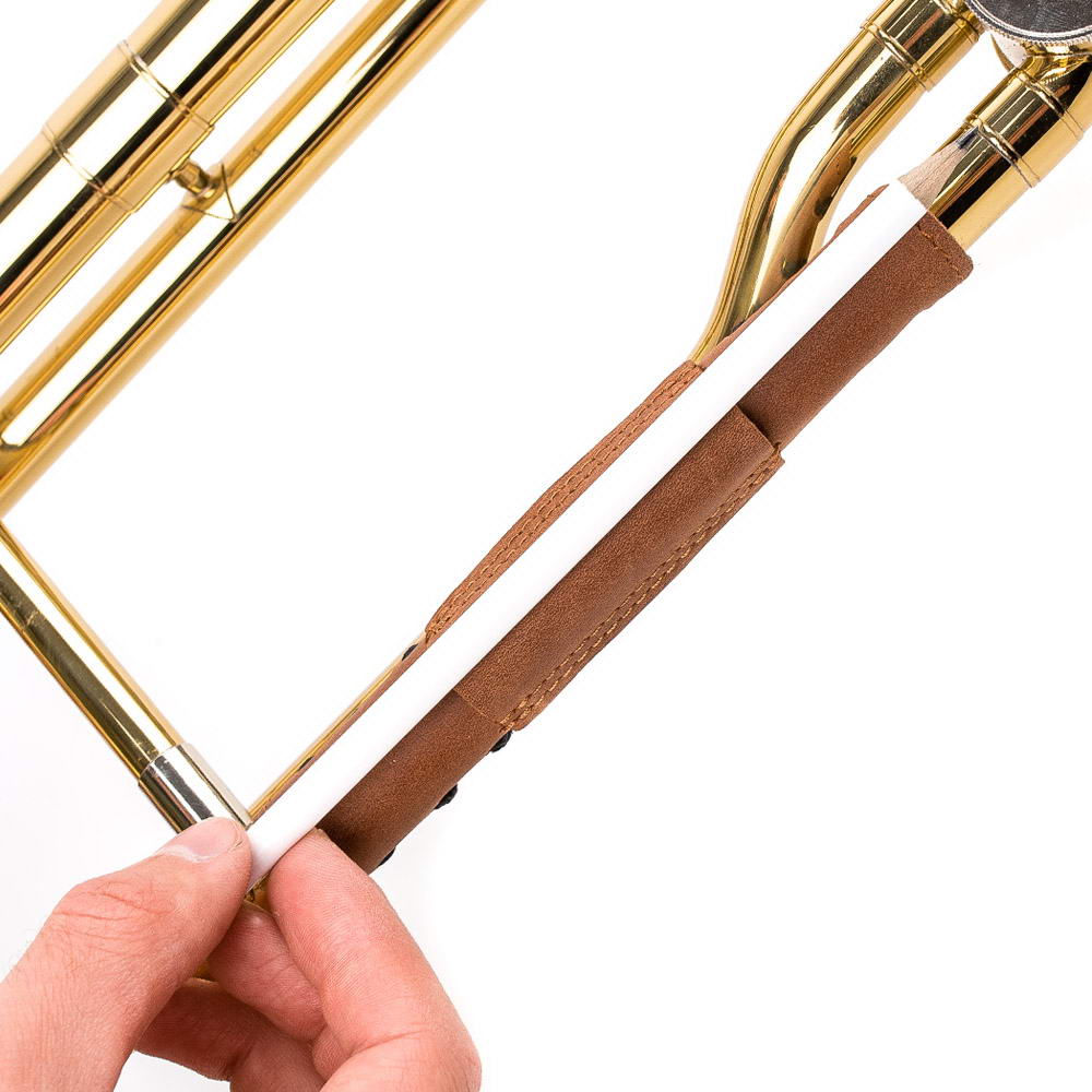 Trombone Hand and Neck Guards | Crazy Horse Leather