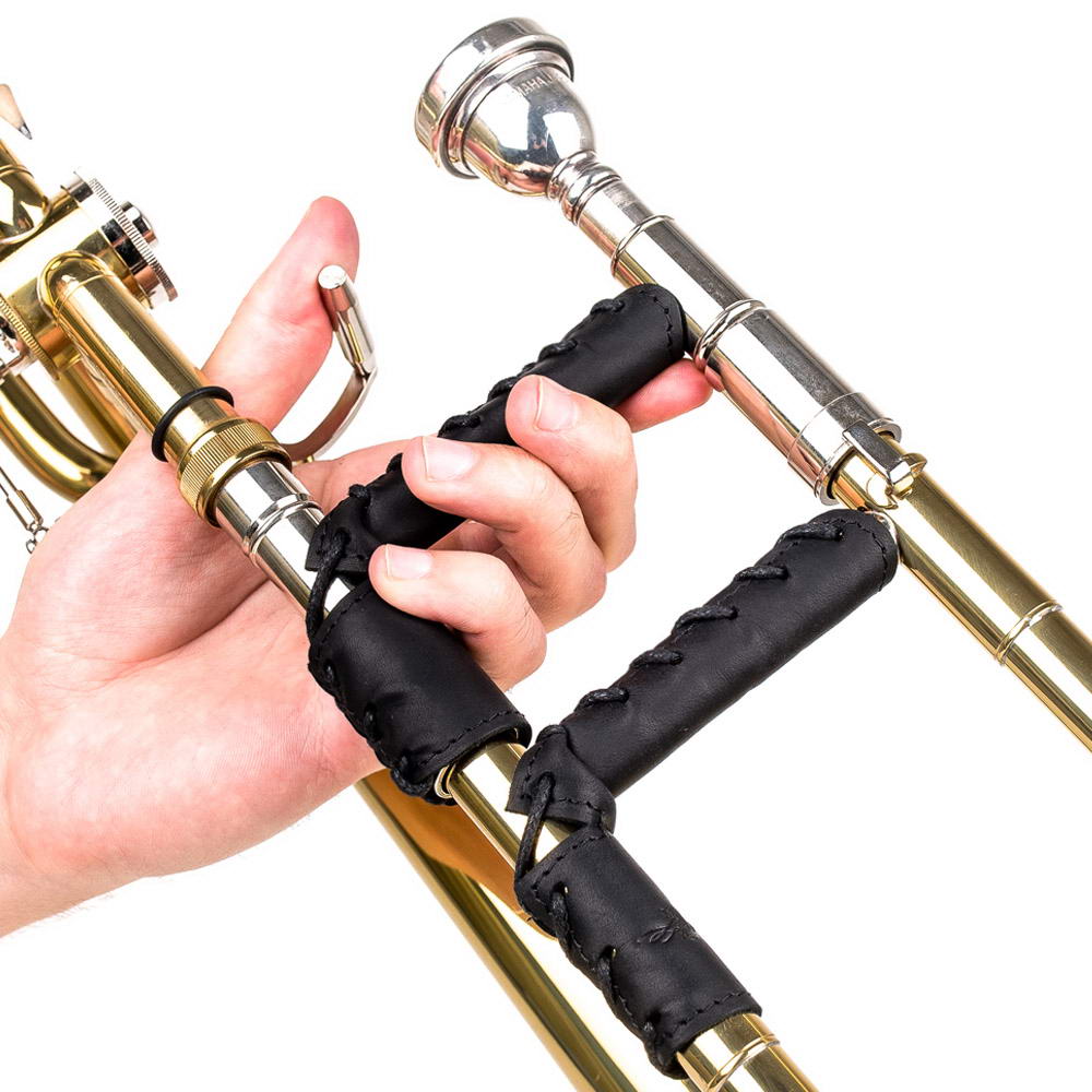 Trombone Hand and Neck Guards | Crazy Horse Leather