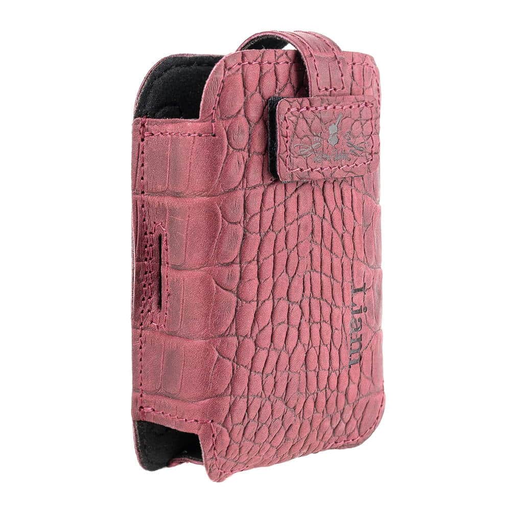Trombone Wireless Bodypack Pouch Marsala Reptile - Side View