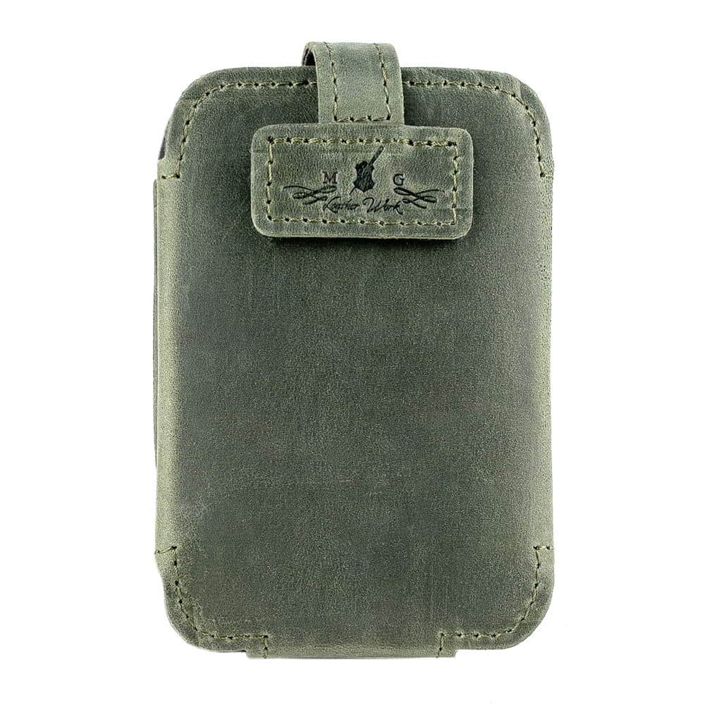 Trombone Wireless Microphone Transmitter Pouch | Crazy Horse Leather