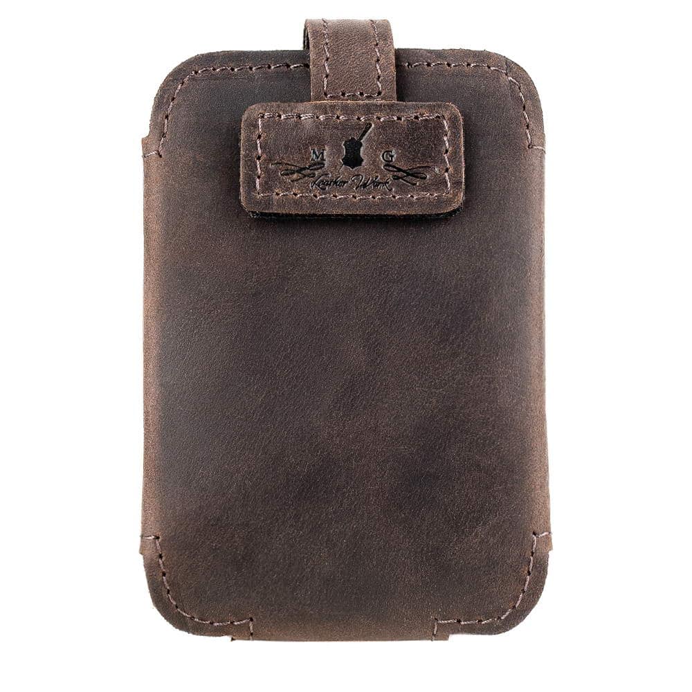Trumpet Wireless Microphone Transmitter Holder | Crazy Horse Leather