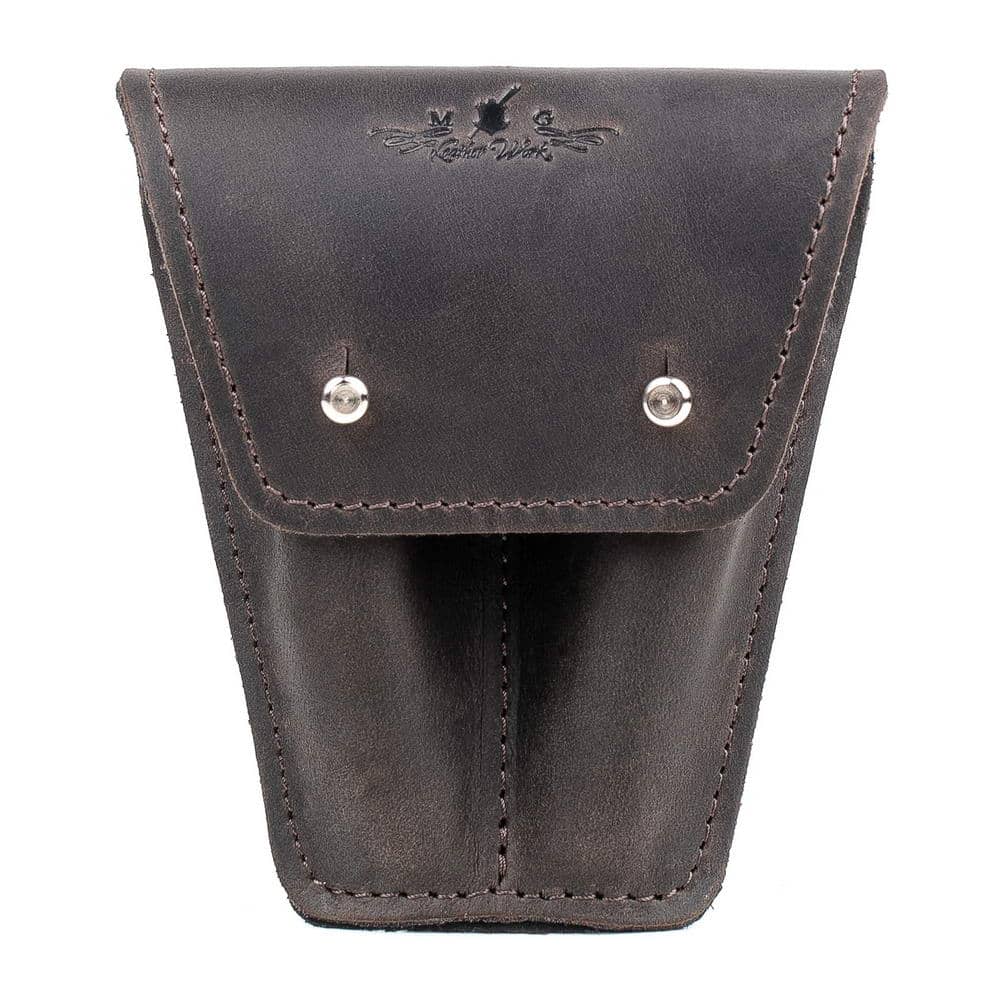 Double Trumpet Mouthpiece Pouch | Crazy Horse Leather