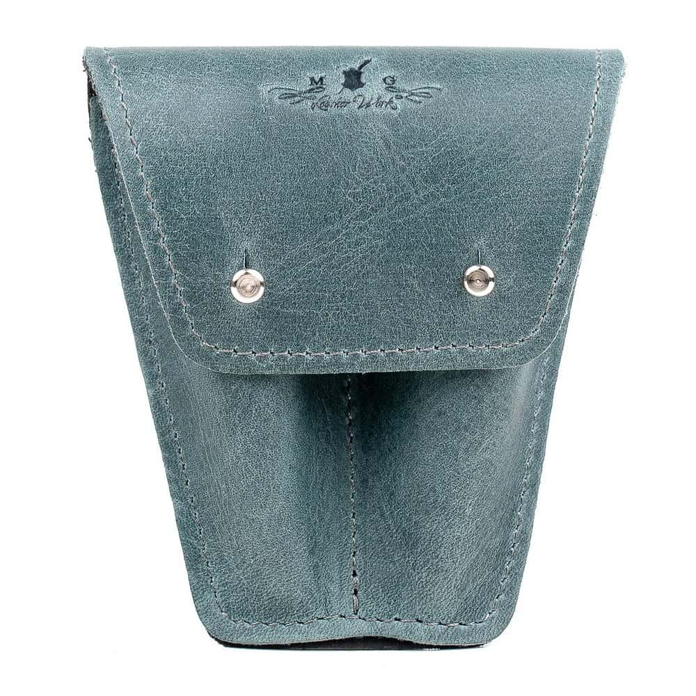 Double Trumpet Mouthpiece Pouch | Crazy Horse Leather