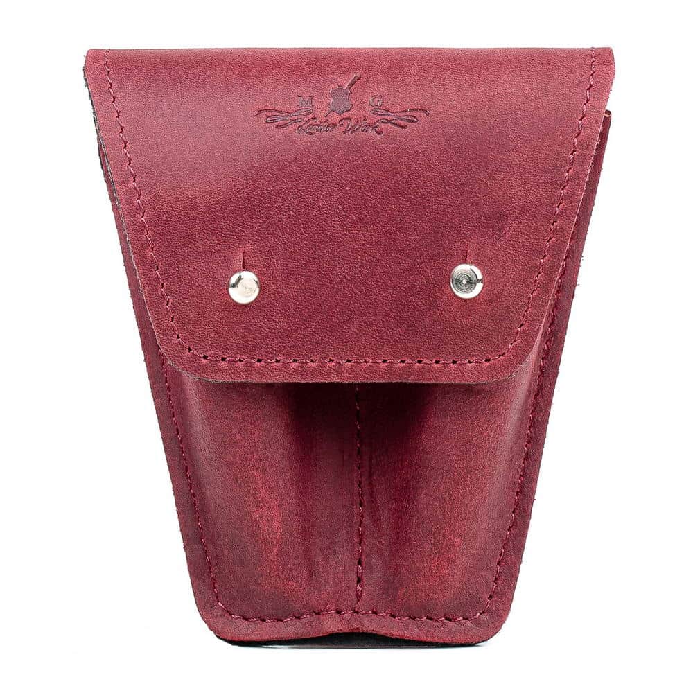 Double Trumpet Mouthpiece Pouch | Crazy Horse Leather