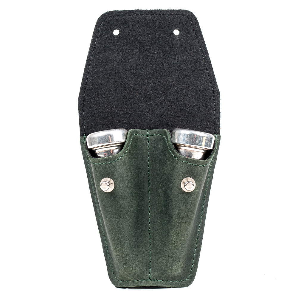Double Trumpet Mouthpiece Pouch | Crazy Horse Leather