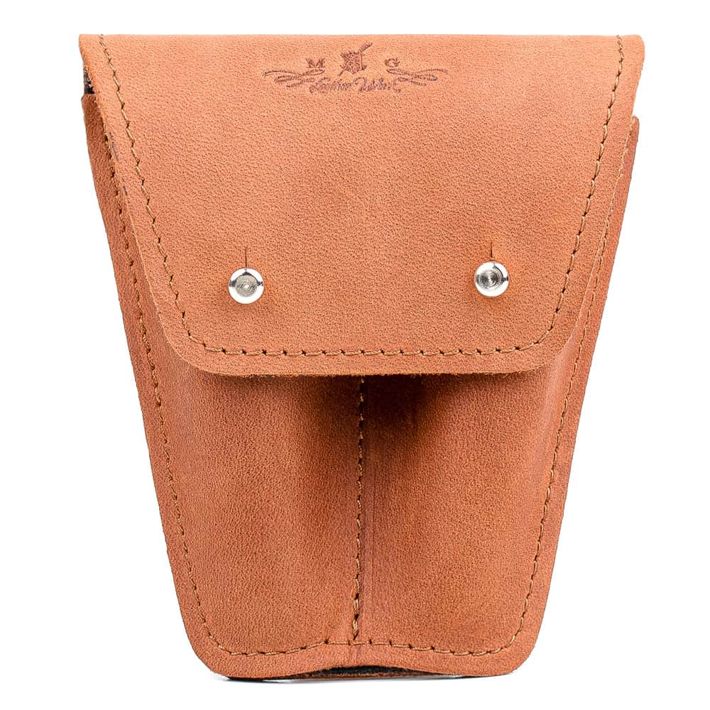Double Trumpet Mouthpiece Pouch | Crazy Horse Leather