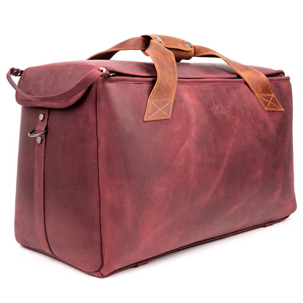 Trumpet Gig Bag | Double/Triple Case - Two-Tone Crazy Horse Leather