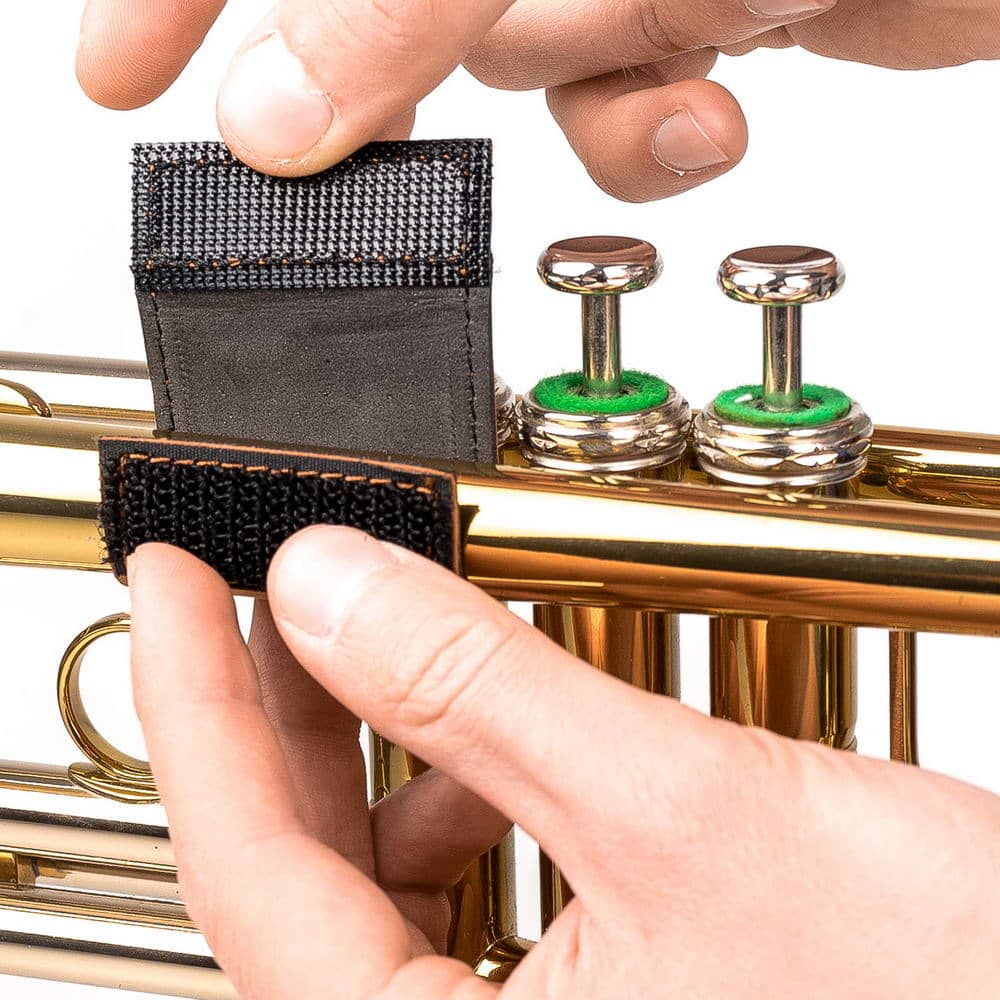 Trumpet Finger Saver | Crazy Horse Leather