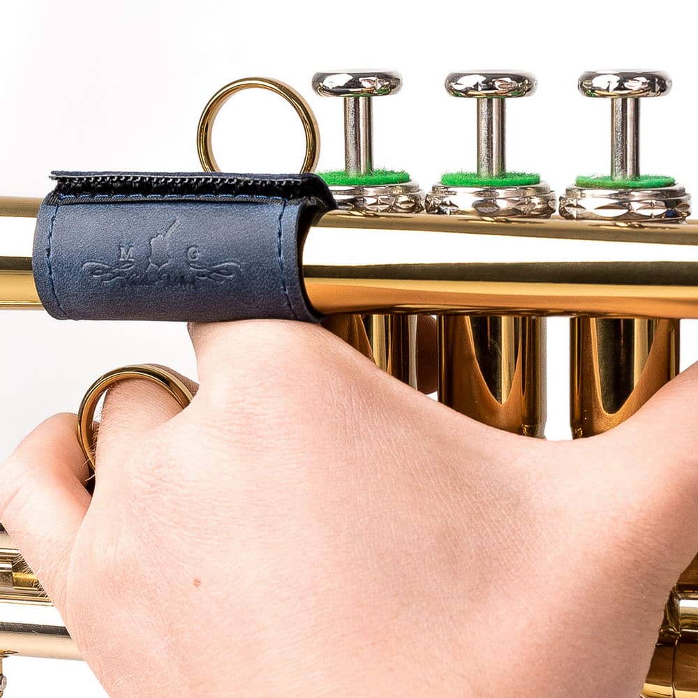 Trumpet Finger Saver | Crazy Horse Leather