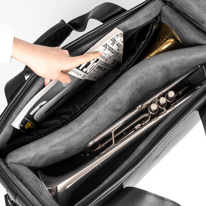 Triple or Double Trumpet/Flugelhorn Gig Bag in Detroit Leather