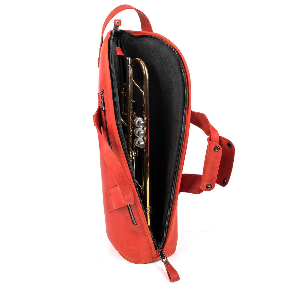 Trumpet Gig Bag | Single Case - Crazy Horse Leather