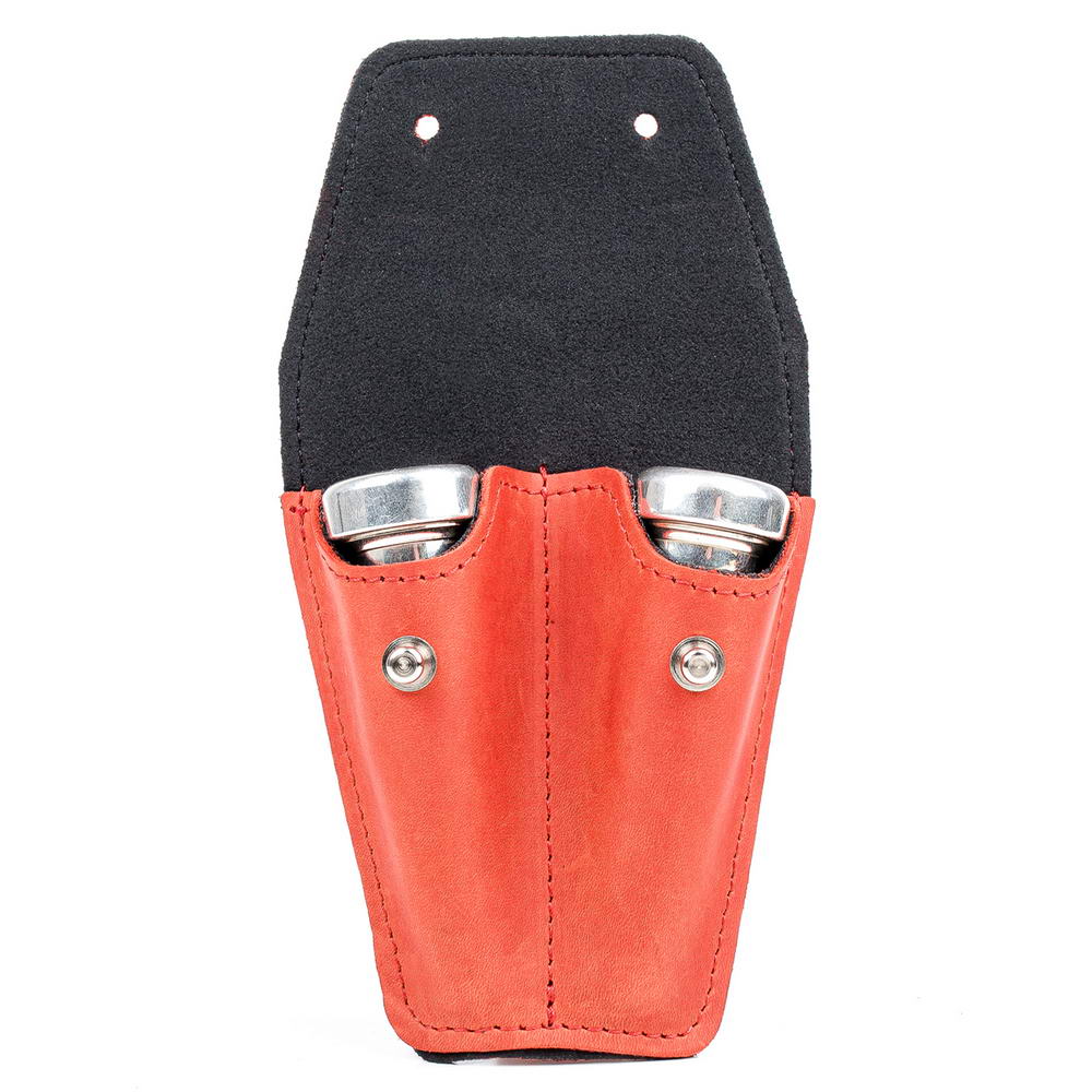Double Trumpet Mouthpiece Pouch | Crazy Horse Leather