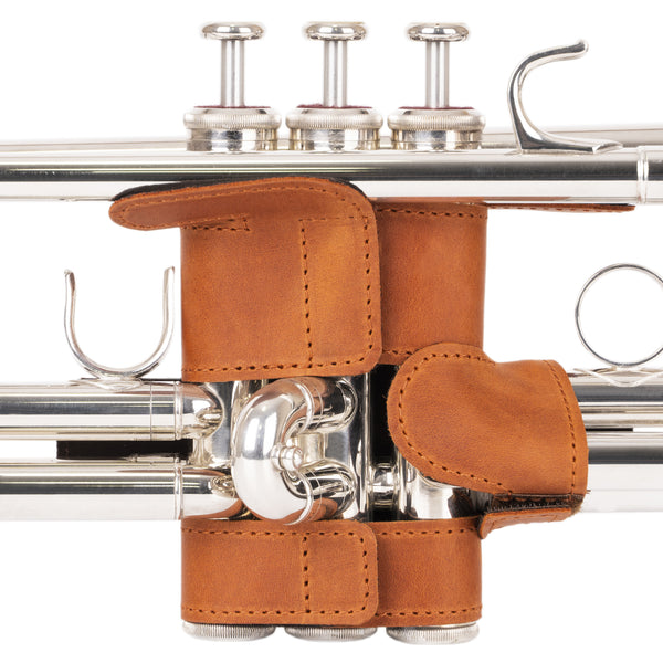 Trumpet Valve Guard Fine Leather MG Work