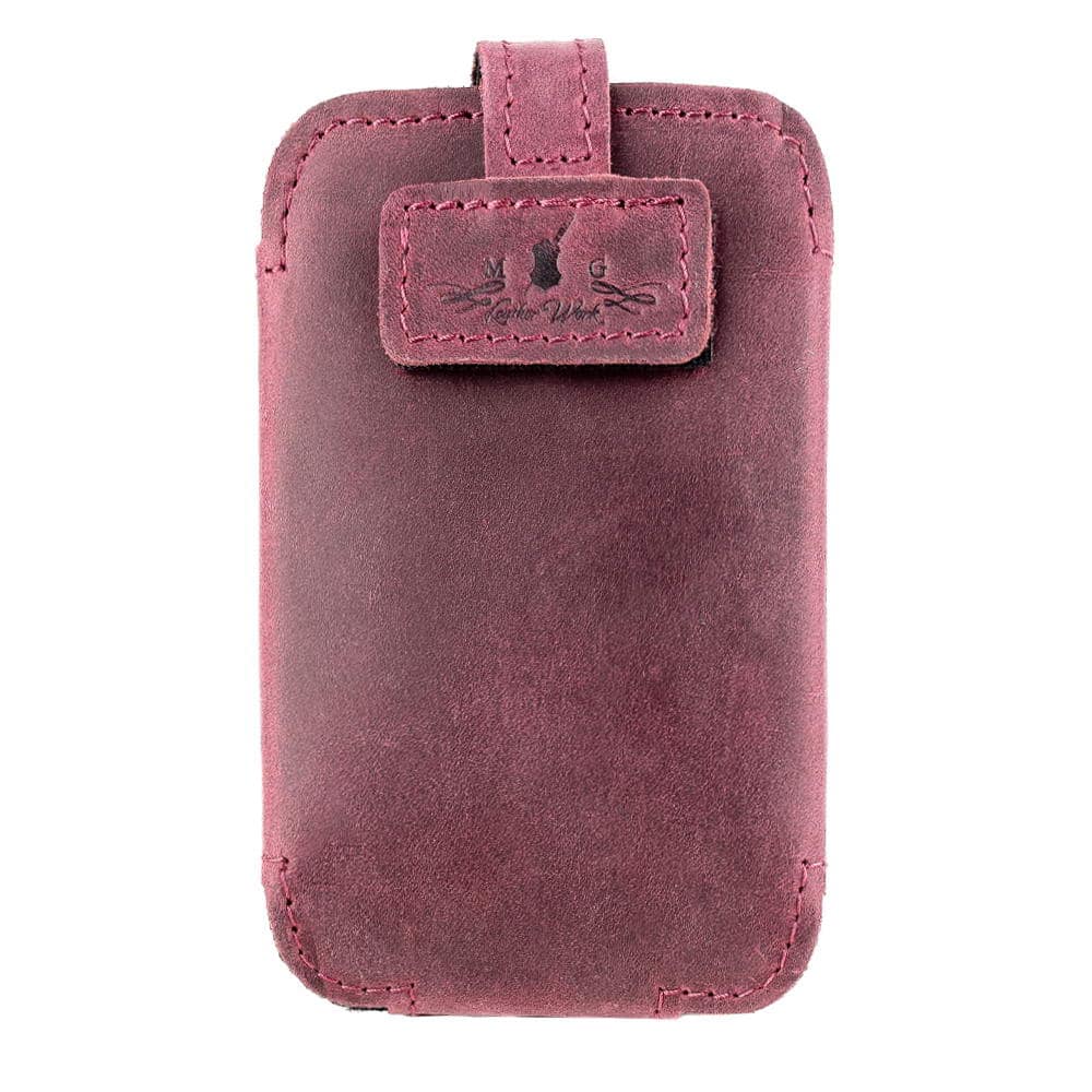 Trumpet Wireless Microphone Transmitter Holder | Crazy Horse Leather