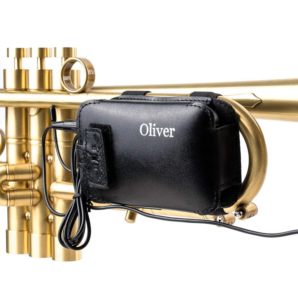 Trumpet Wireless Transmitter Holder Detroit Leather Black