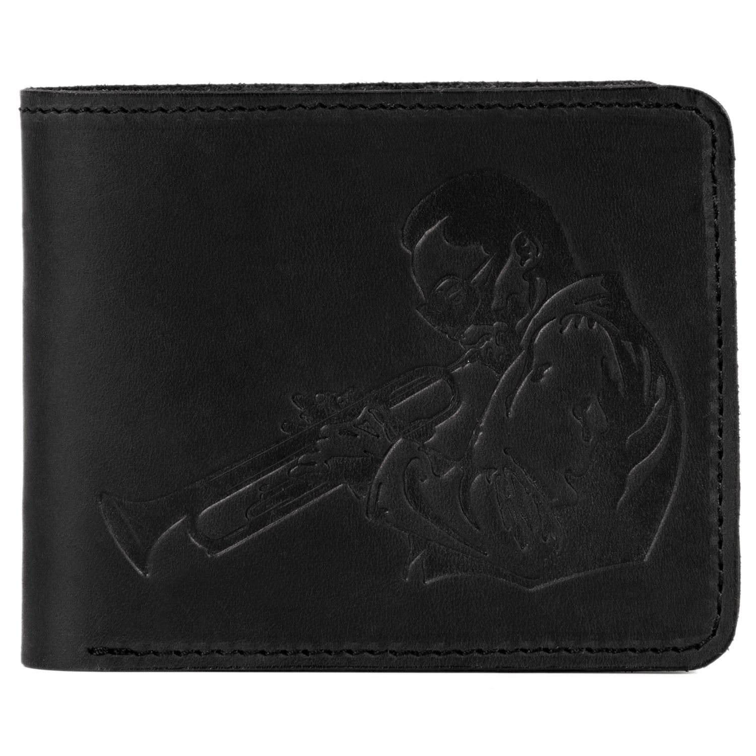 Wallet with Miles Print | Genuine Leather