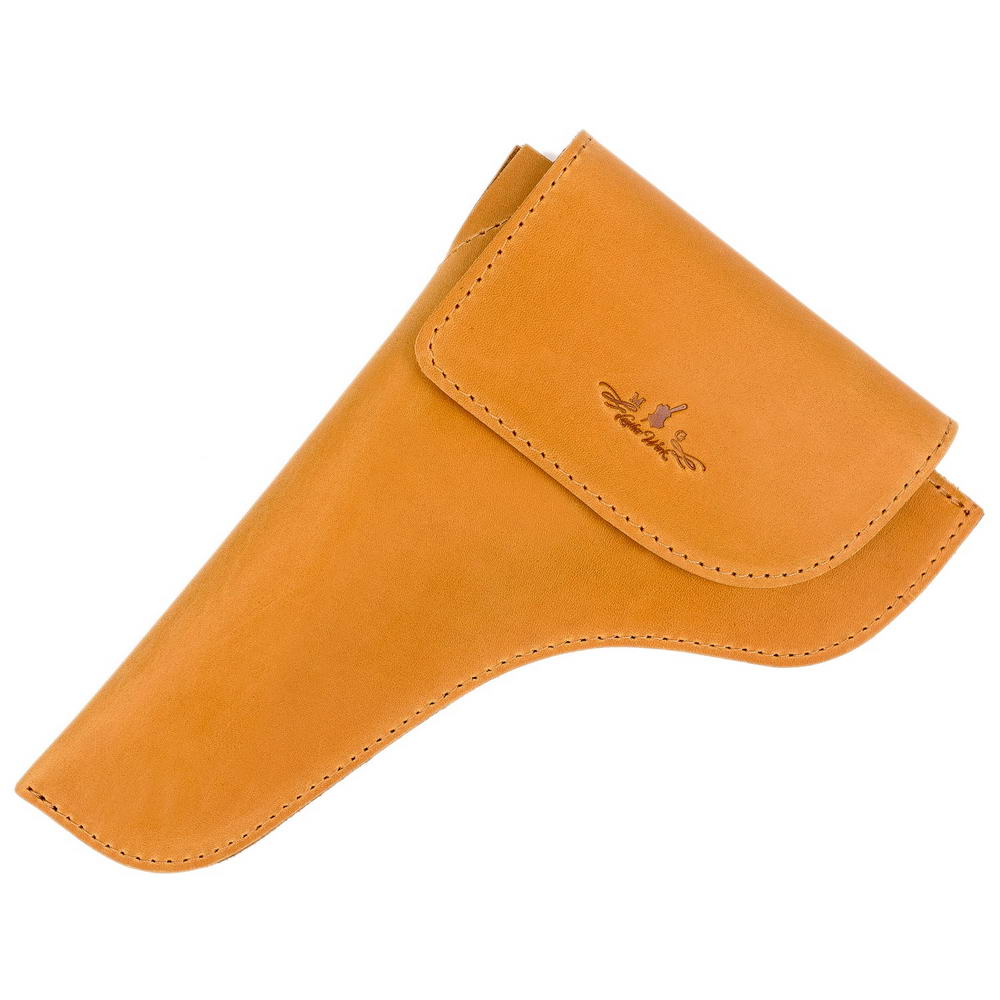 Alto/Tenor Saxophone Neck Pouch Crazy Horse Leather