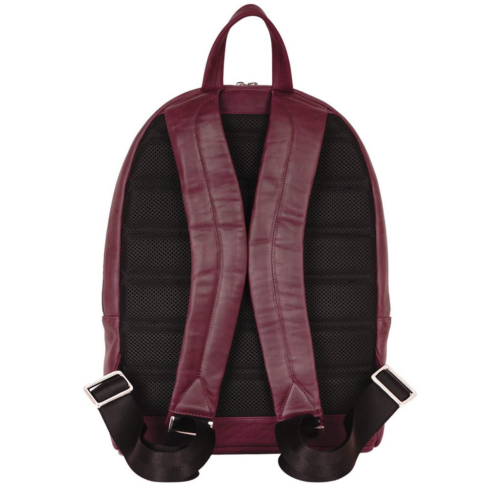 City Backpack With Padded Shoulder Straps Crazy Horse Leather