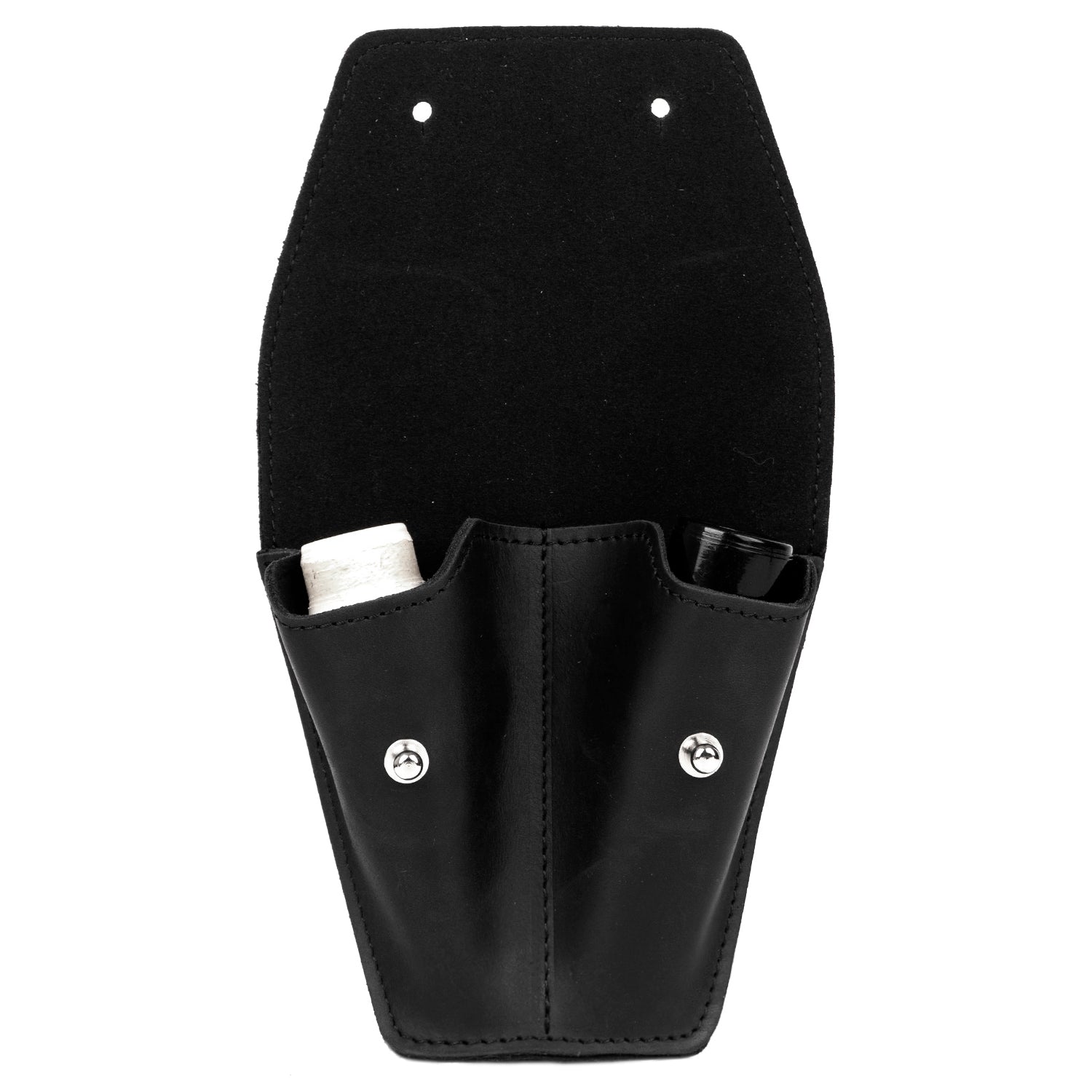 Double Saxophone Mouthpiece Pouch Crazy Horse Leather