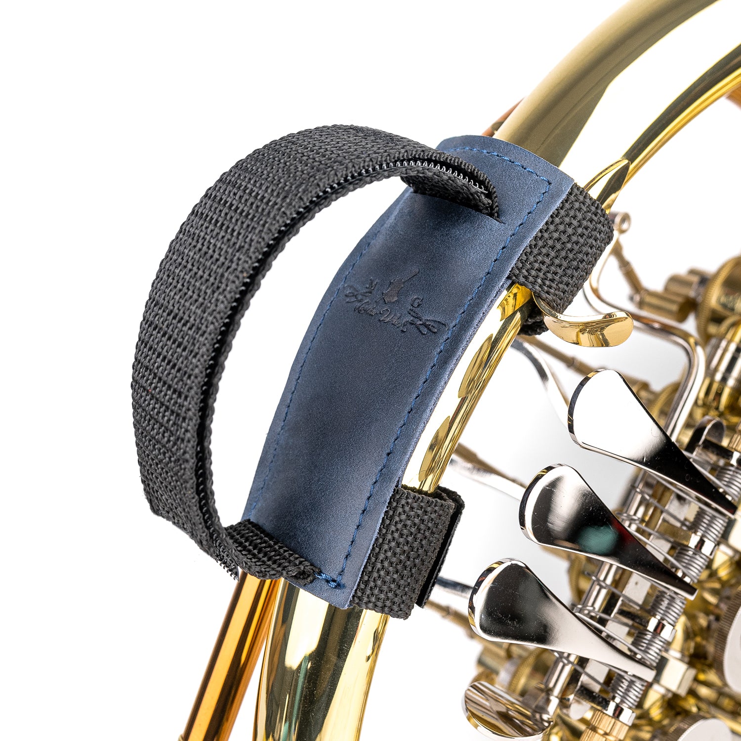 French Horn Hand Strap | Crazy Horse Leather