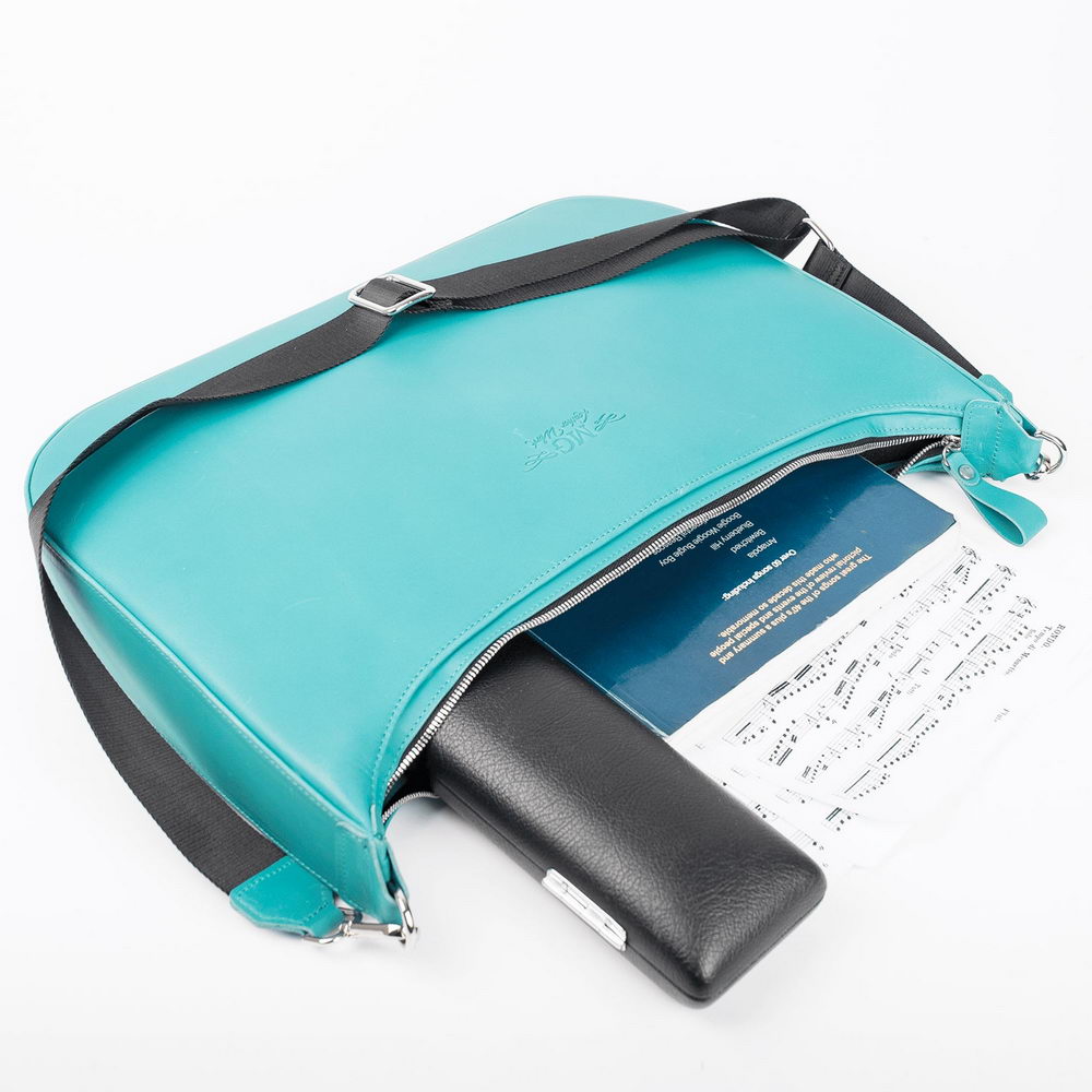 Flute and Piccolo Flute Bag Crazy Horse Leather