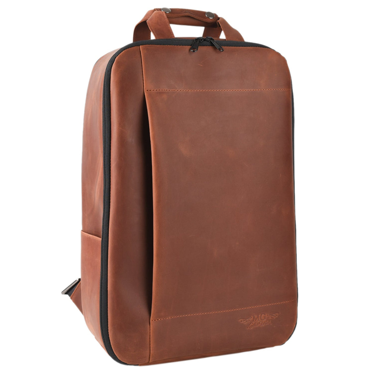 Flute Backpack Crazy Horse Leather