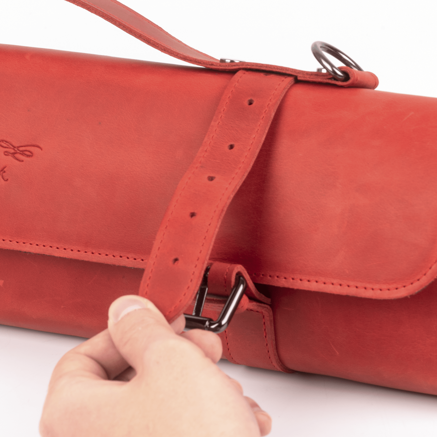 Flute Bag Classic Style Crazy Horse Leather