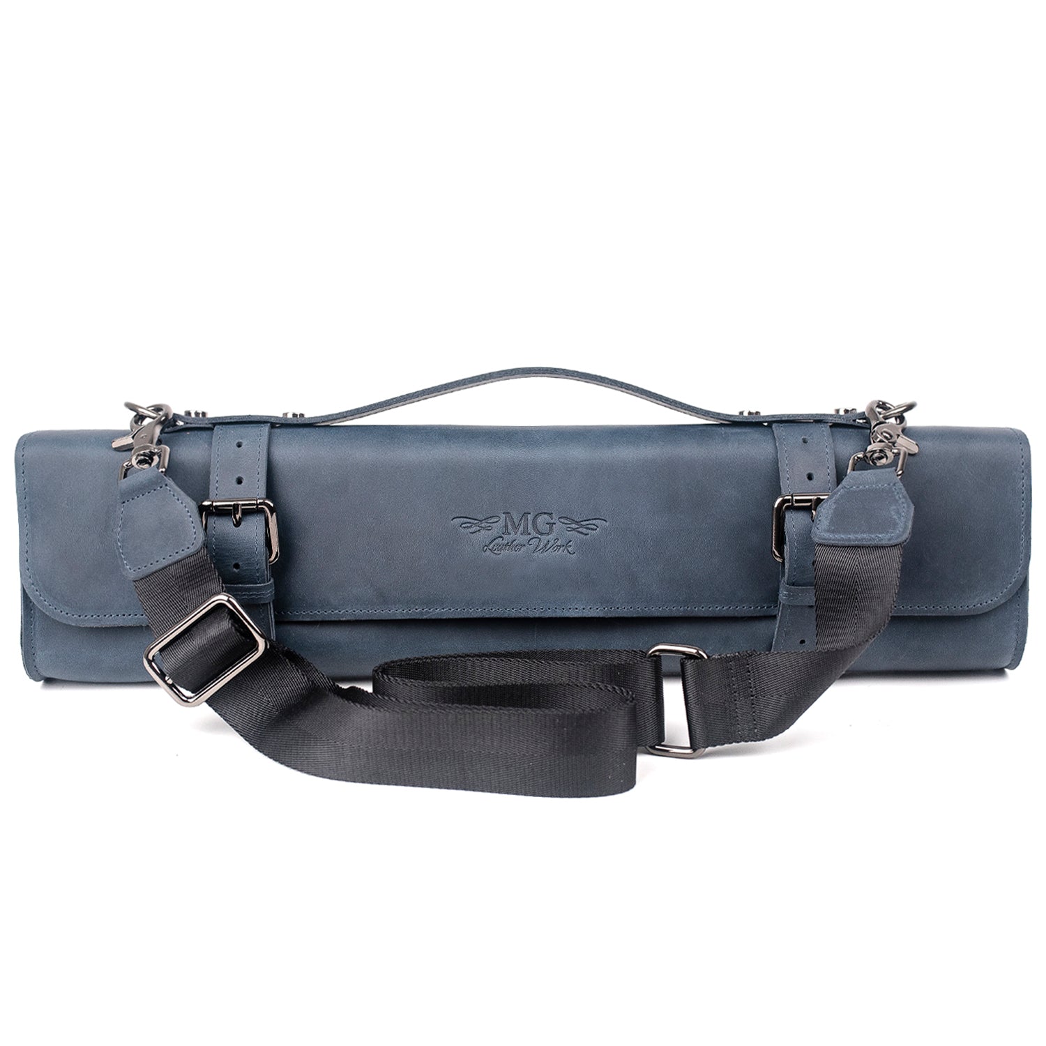 Flute Bag Classic Style Crazy Horse Leather