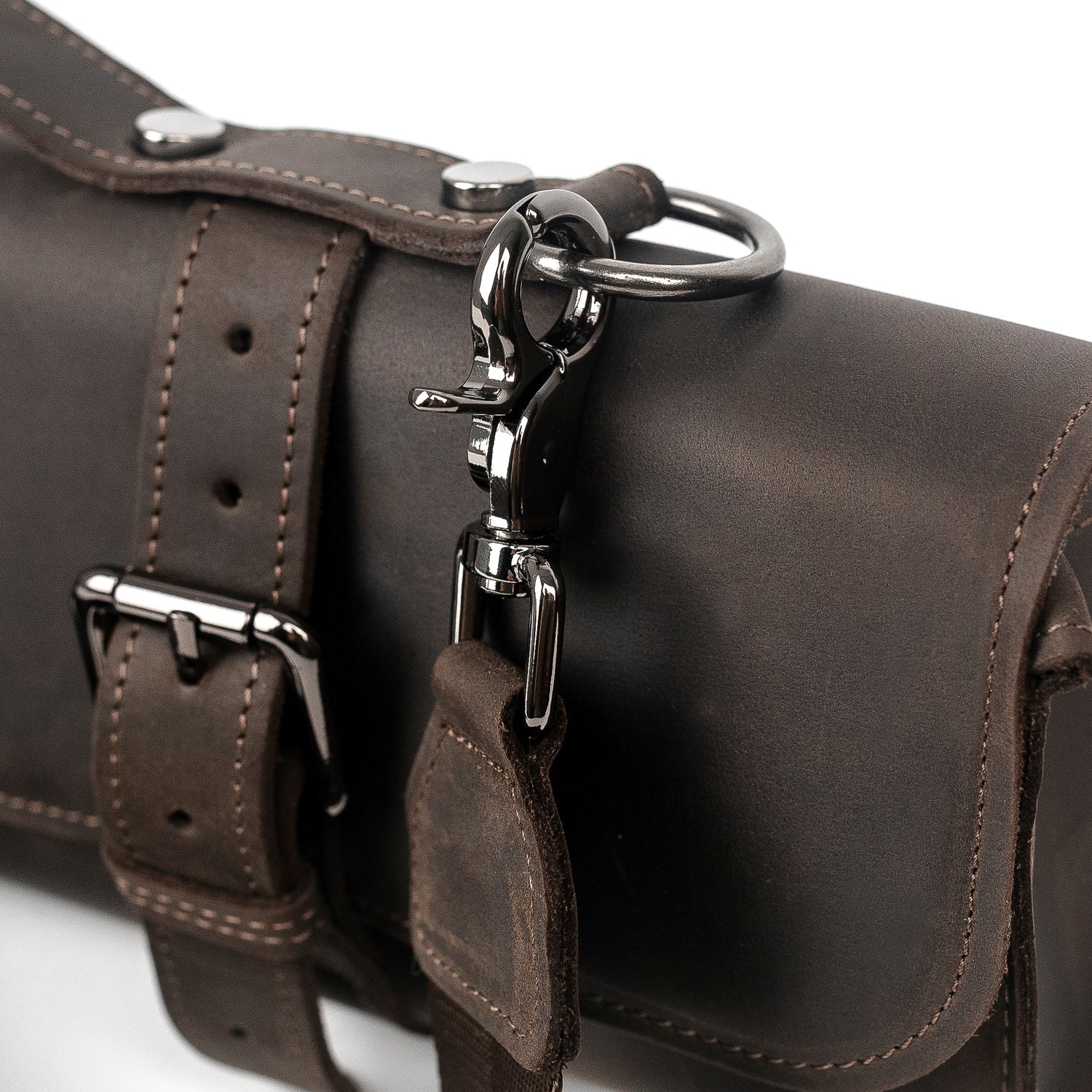 Flute Bag Classic Style Crazy Horse Leather