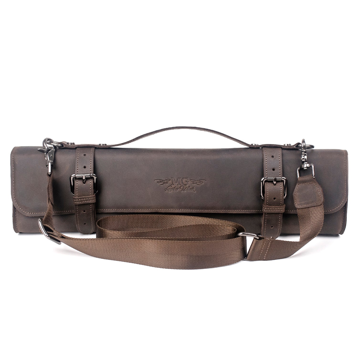 Flute Bag Classic Style Crazy Horse Leather