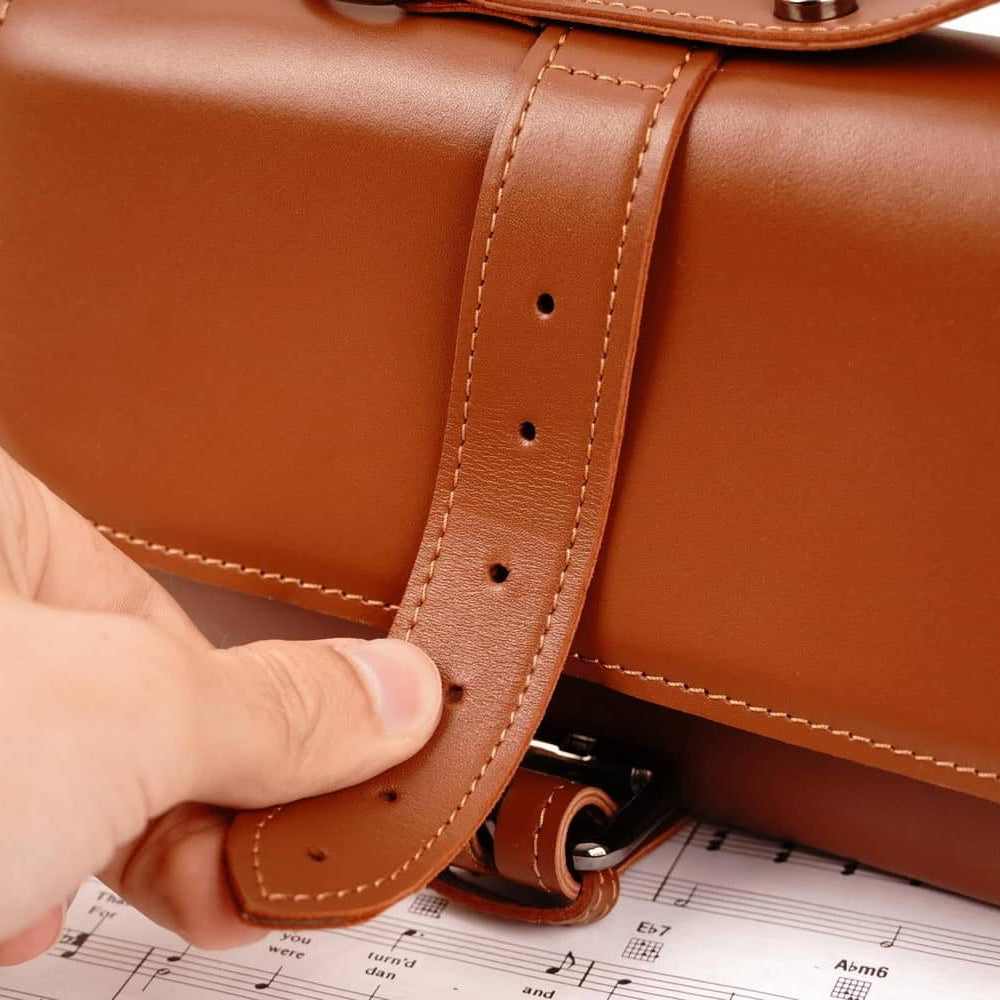 Flute Bag Classic Style Detroit Leather