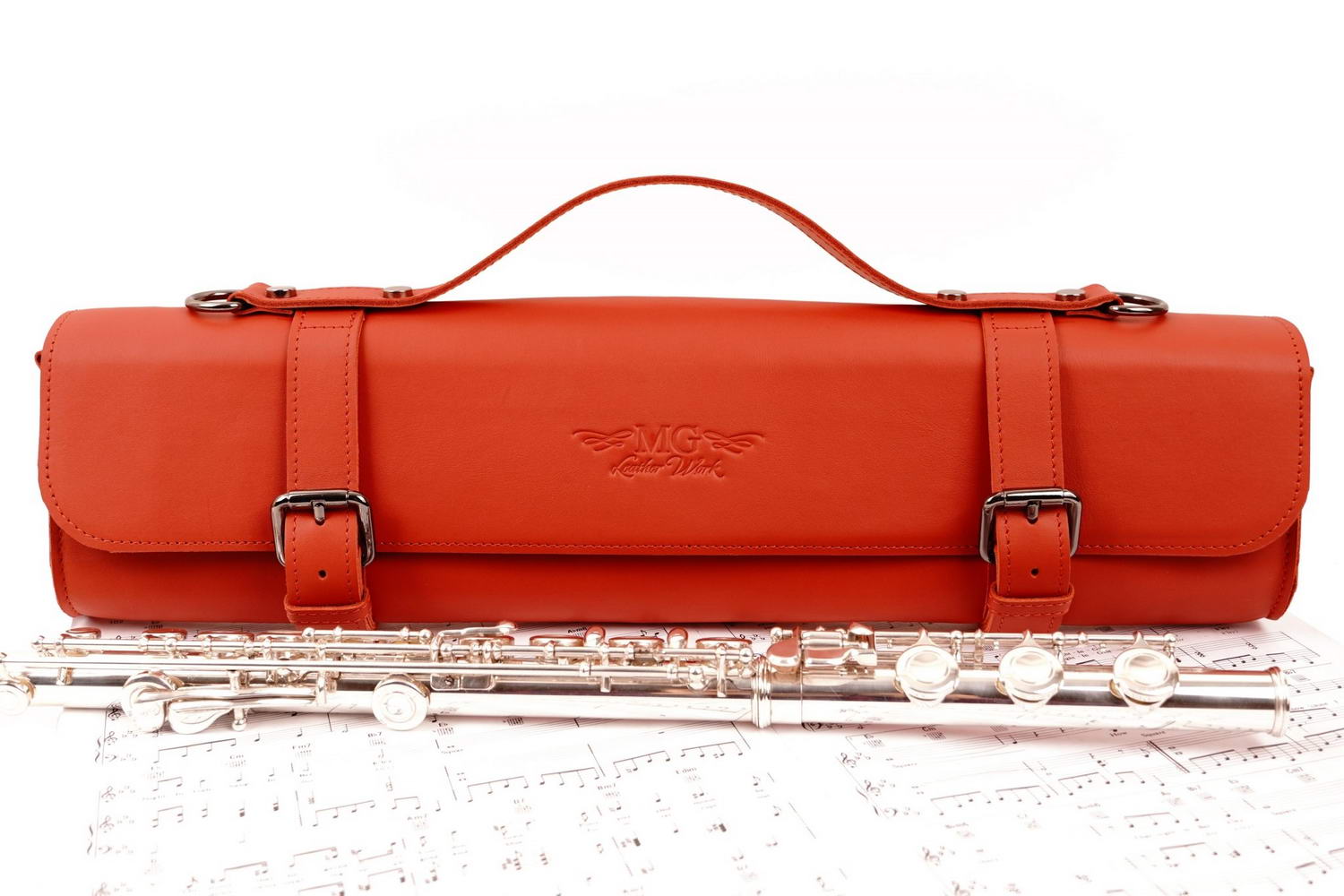 Flute Bag Classic Style Detroit Leather