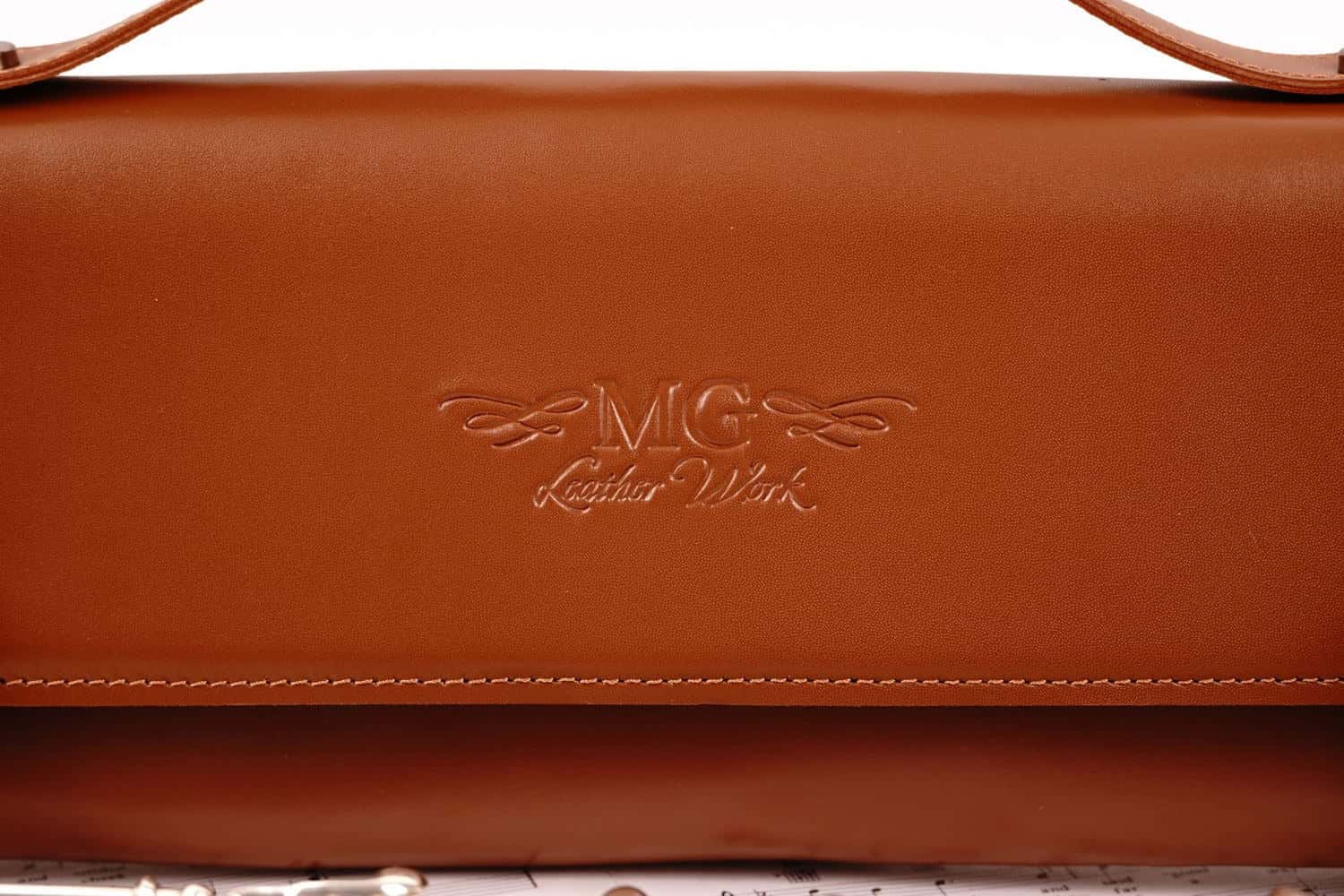 Flute Bag Classic Style Detroit Leather