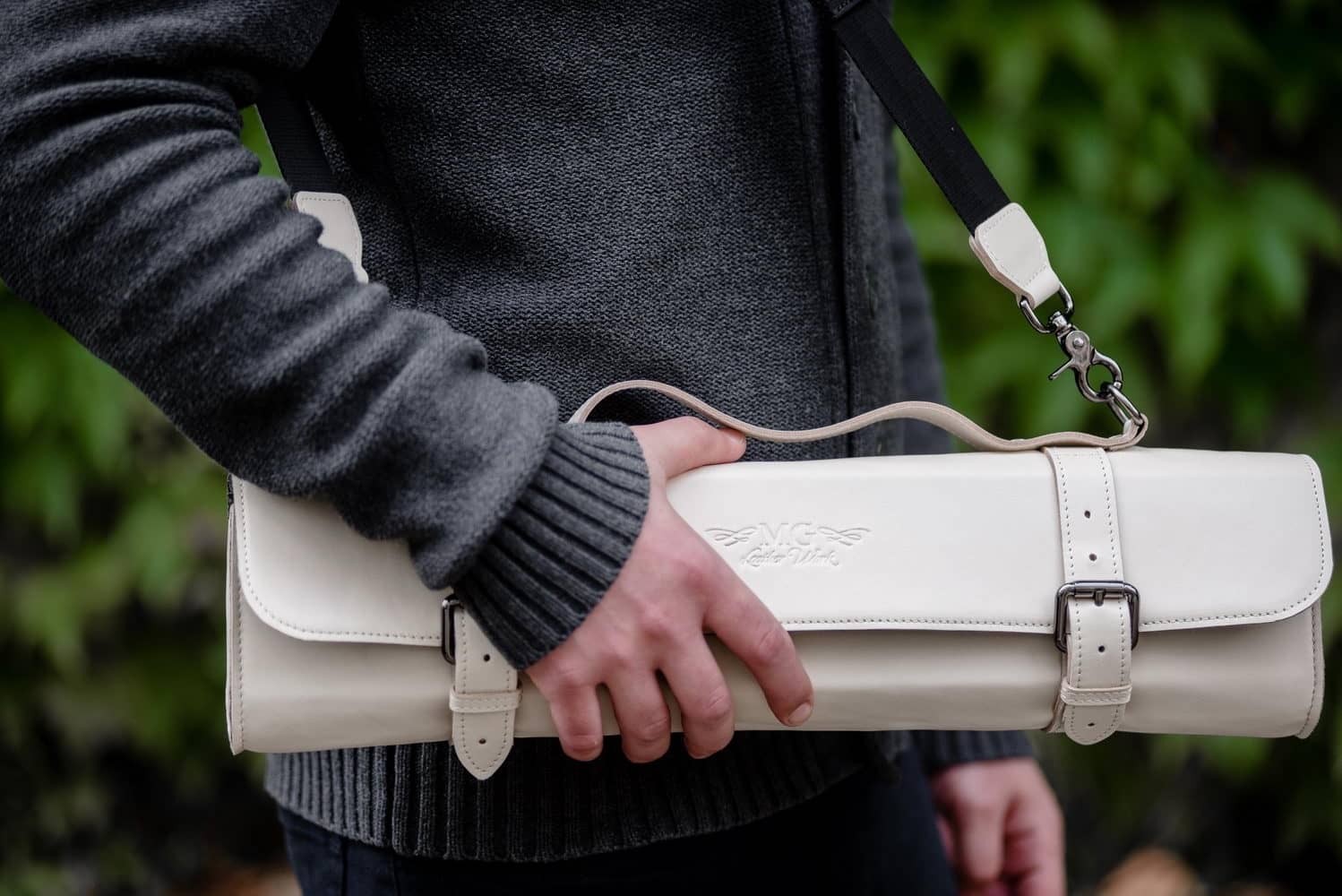 Flute Bag Classic Style Detroit Leather