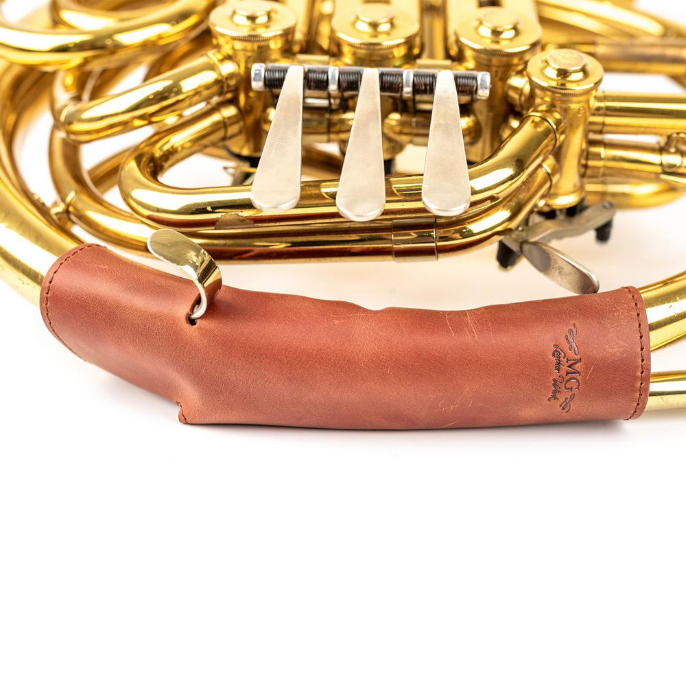 3-in-1 French Horn XL Set: Hand Strap, Hand Guard & Double Mouthpiece Pouch