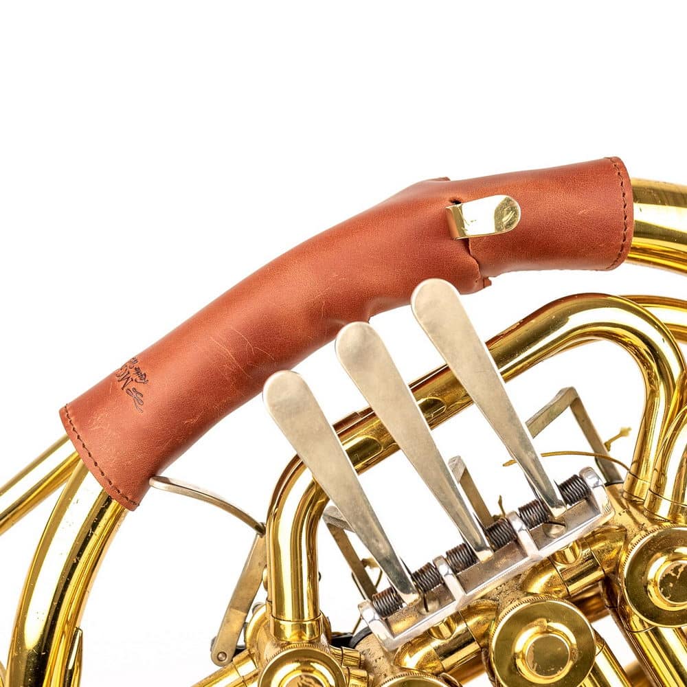 3-in-1 French Horn XL Set: Hand Strap, Hand Guard & Double Mouthpiece Pouch