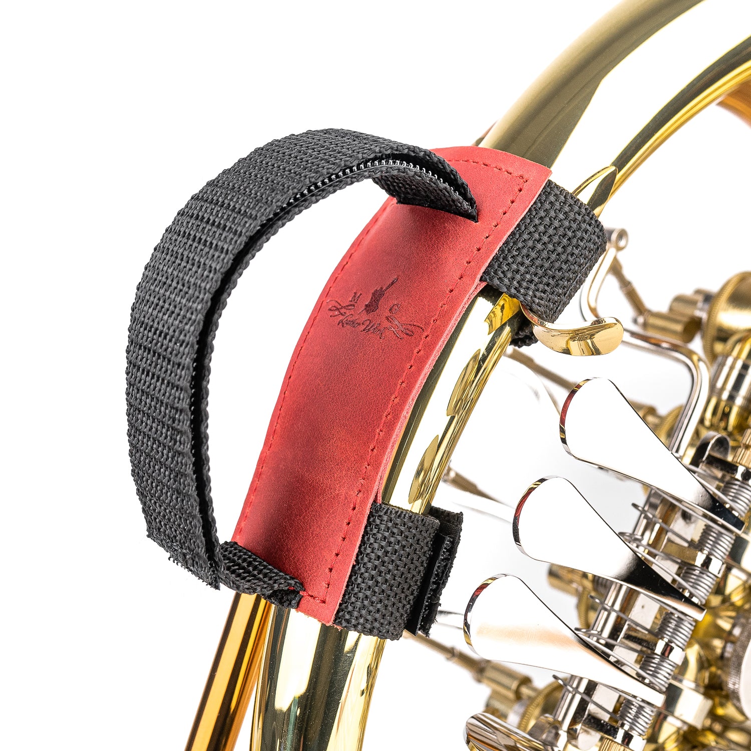 French Horn Hand Strap | Crazy Horse Leather