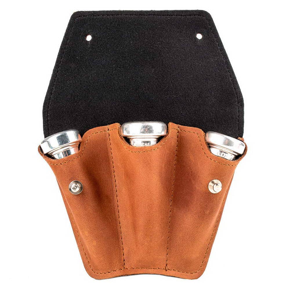Triple Trumpet Mouthpiece Pouch | Crazy Horse Leather