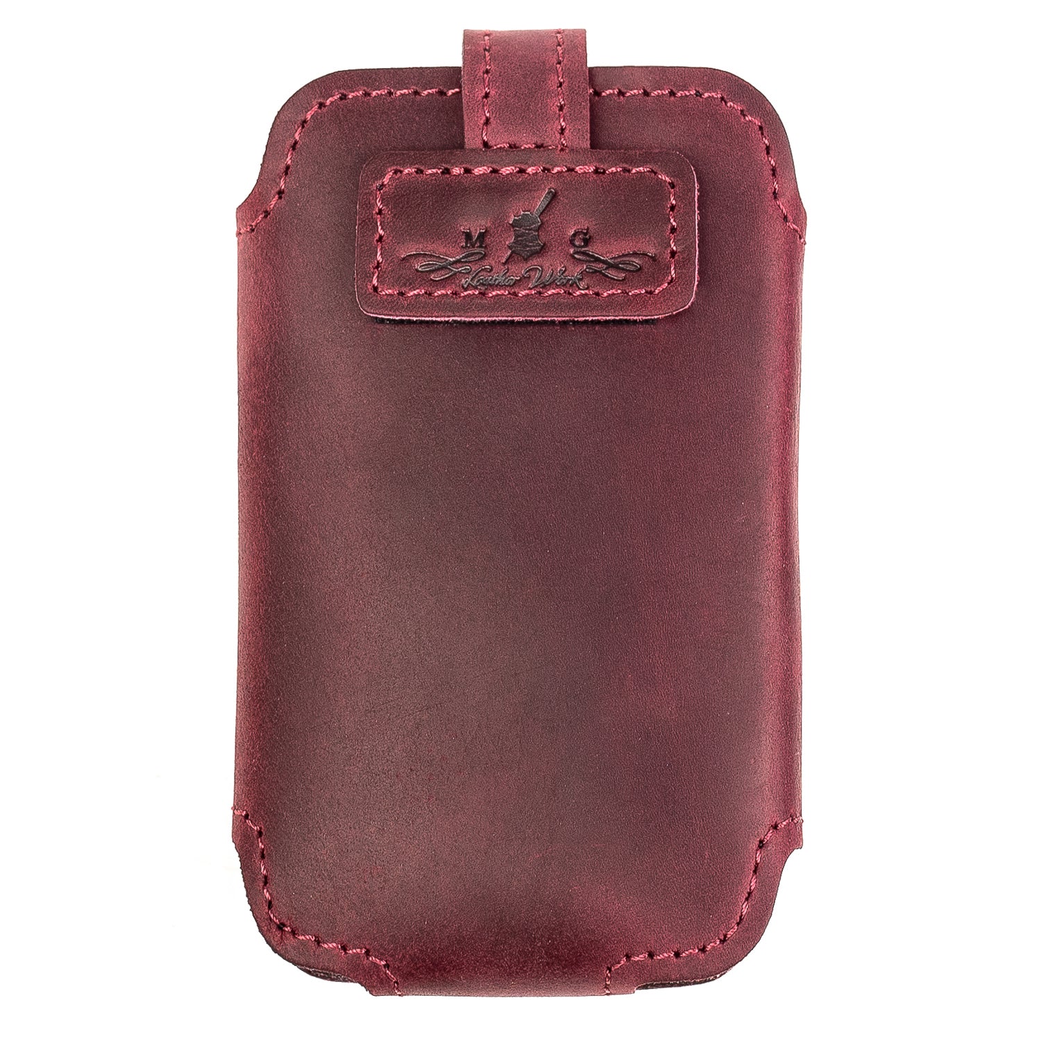 Trumpet Microphone Holder | Crazy Horse Leather