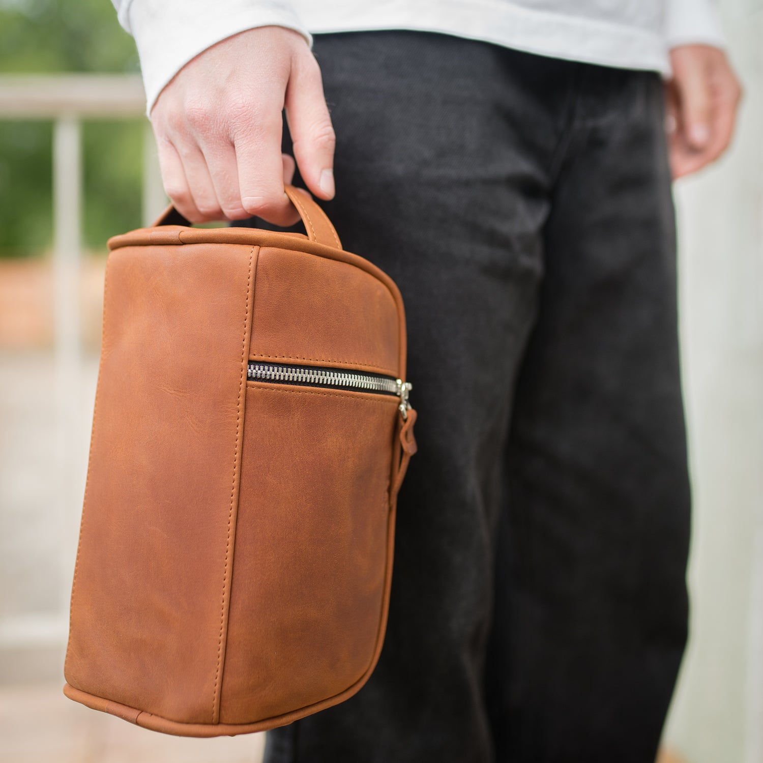 Musician Accessory Bag | Crazy Horse Leather