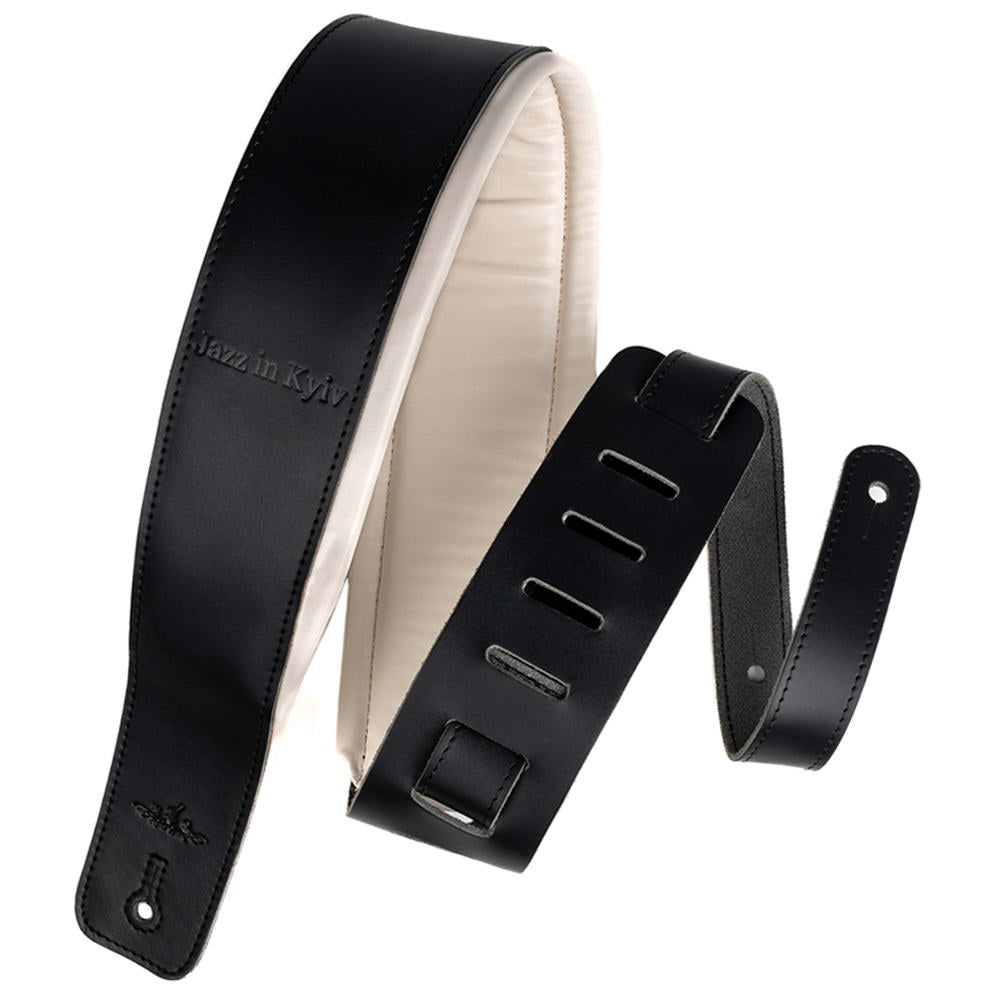 Padded Two-tone Guitar Strap | Genuine Leather