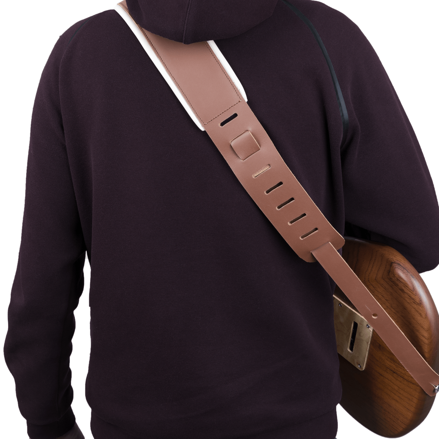 Padded Two-tone Leather Guitar Strap