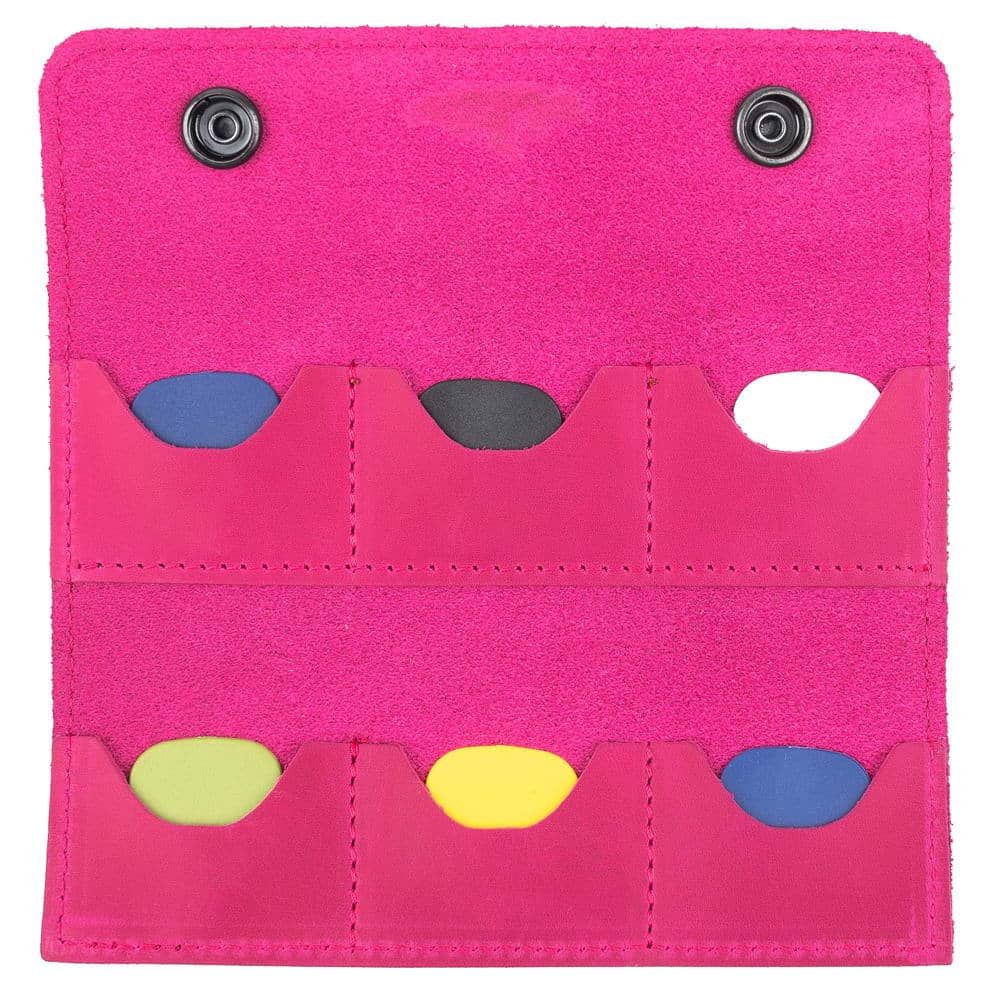 Open front rose pick pouch personalized case