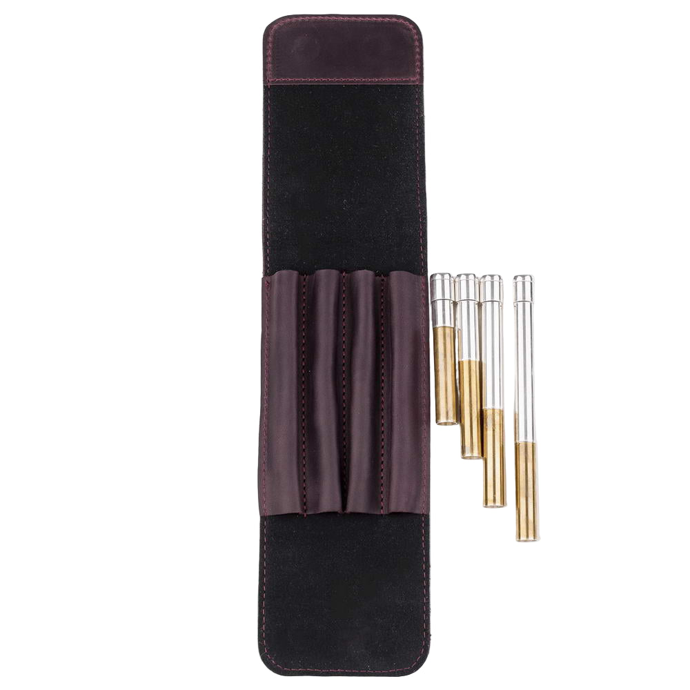 Piccolo Trumpet Lead Pipe Holder | Crazy Horse Leather