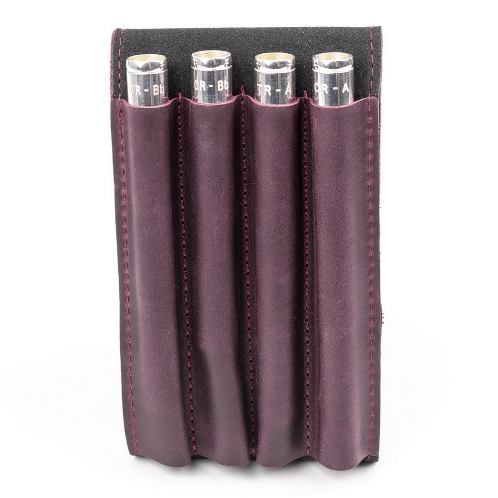 Piccolo Trumpet Lead Pipe Holder | Crazy Horse Leather