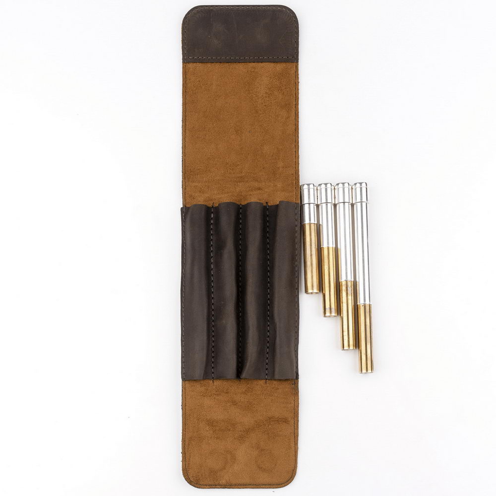 Piccolo Trumpet Lead Pipe Holder | Crazy Horse Leather