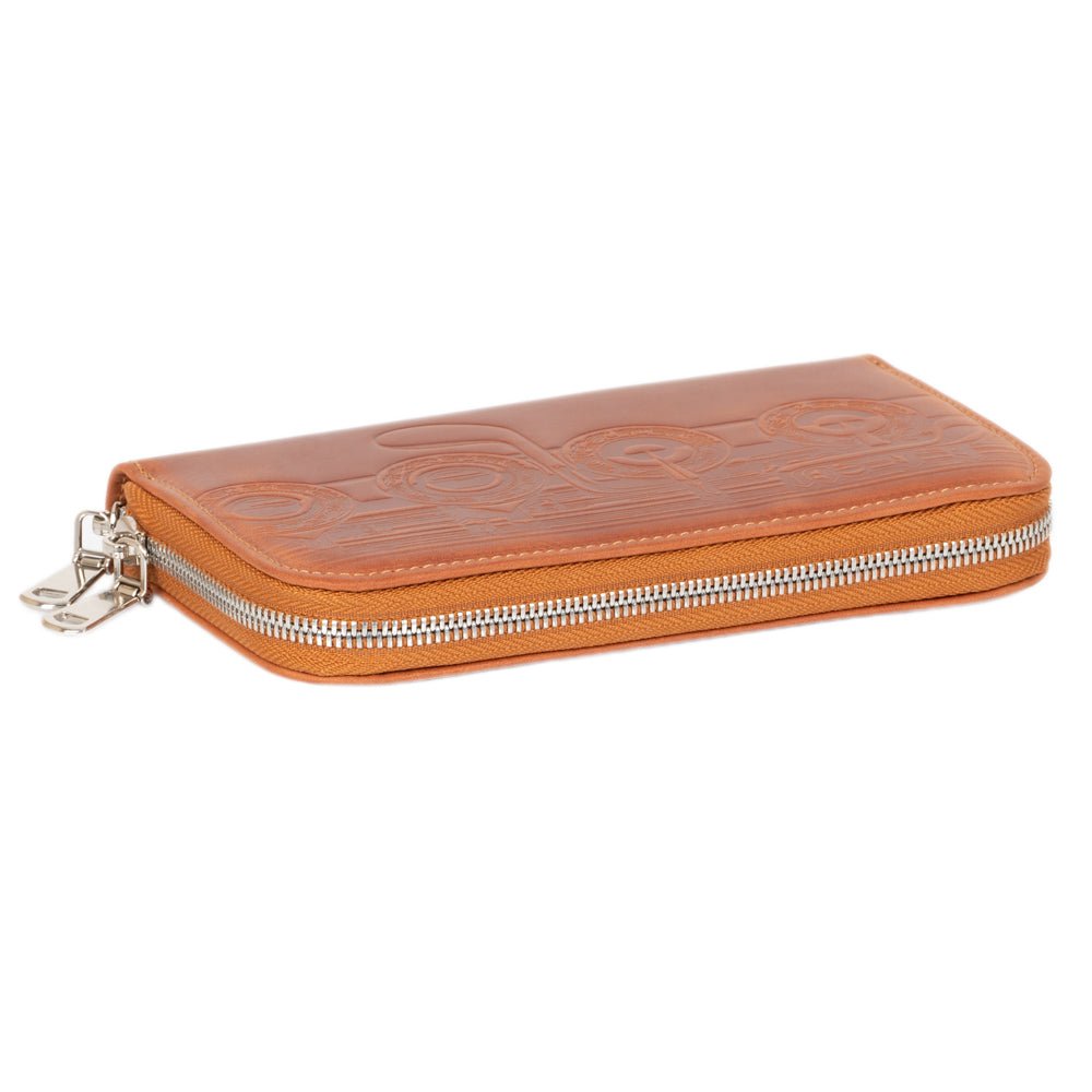 Set 2 in 1 Flute Backpack and Leather Wallet with Flute Embossing