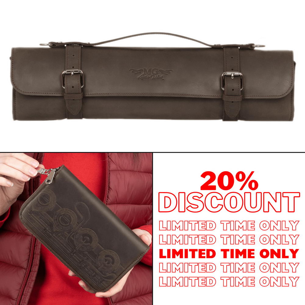 2-in-1 Flute Set: Classic Gig Bag & Leather Wallet with Embossing