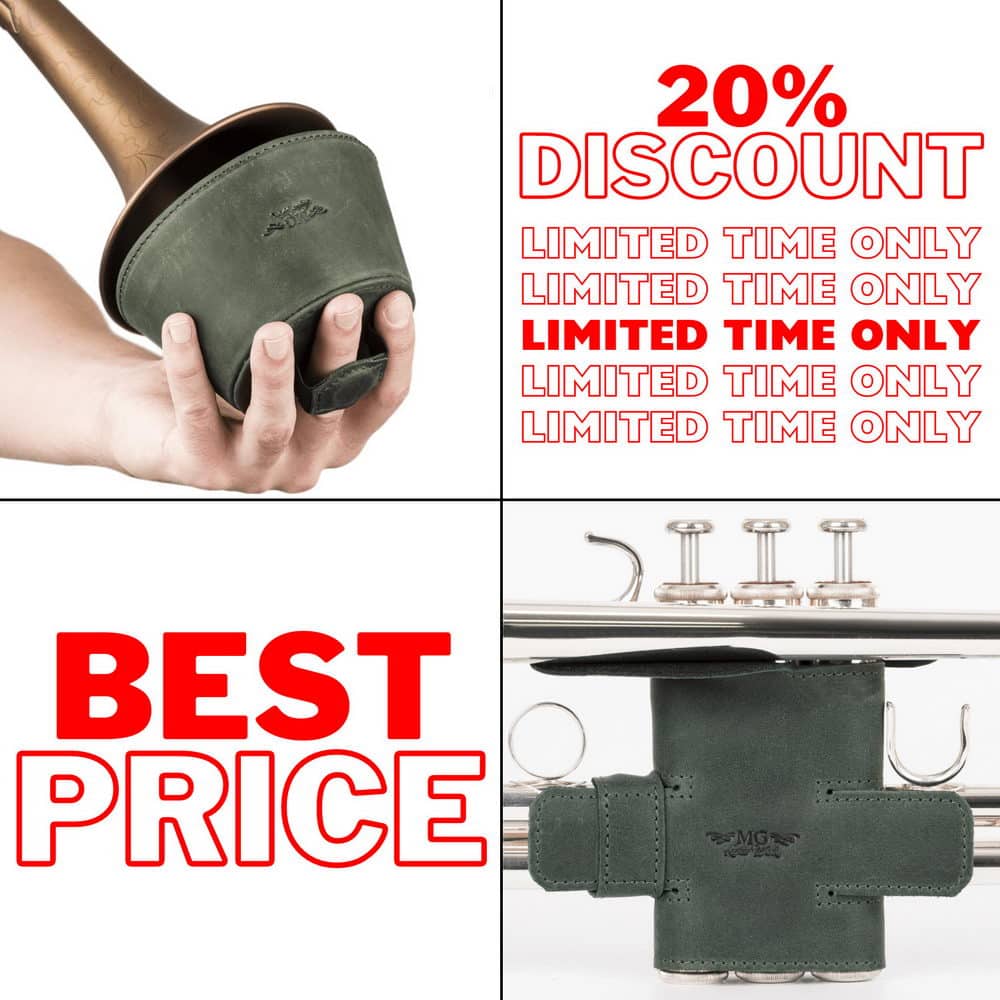 2-in-1 Trumpet Set: Plunger Mute & Valve Guard XL